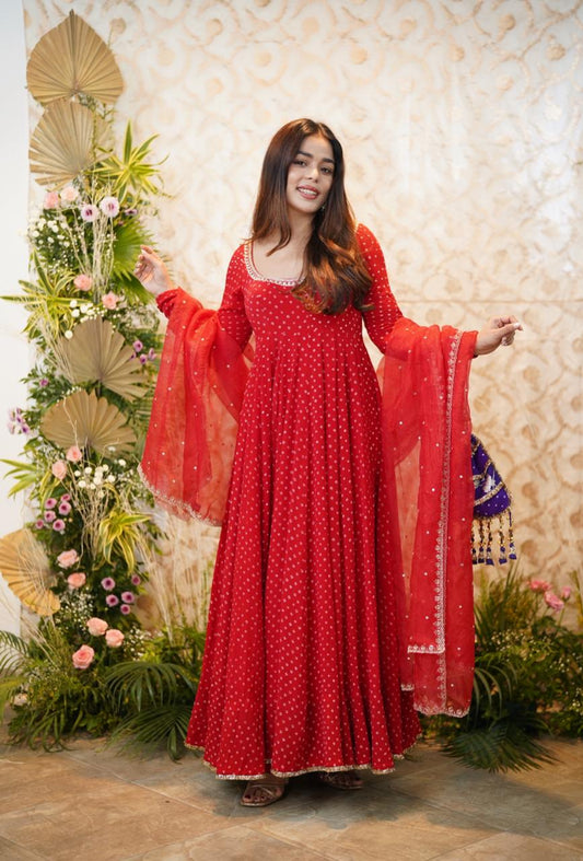 Monica D'souza Anarkali Set