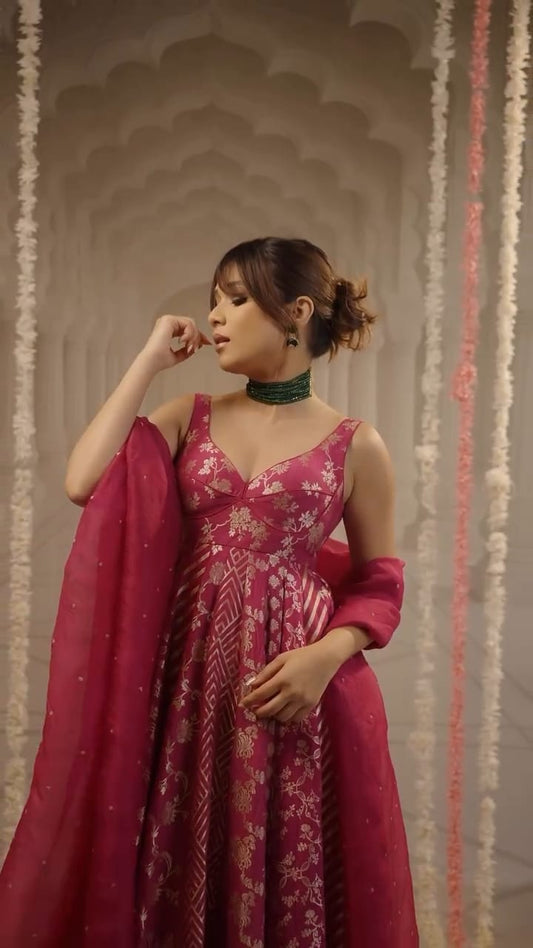 Riya Jain Anarkali set