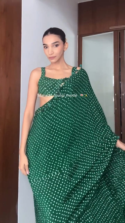 Juhi Godambe Saree
