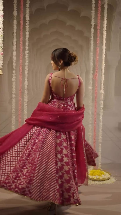 Riya Jain Anarkali set