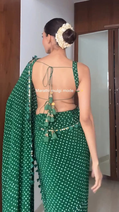Juhi Godambe Saree