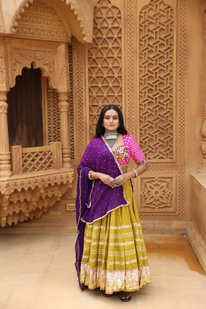 Green Lehenga Set - Anjanase