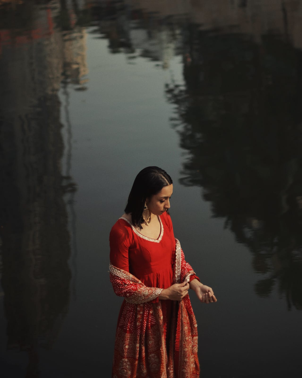 Sohini dutta - Reva Anarkali set