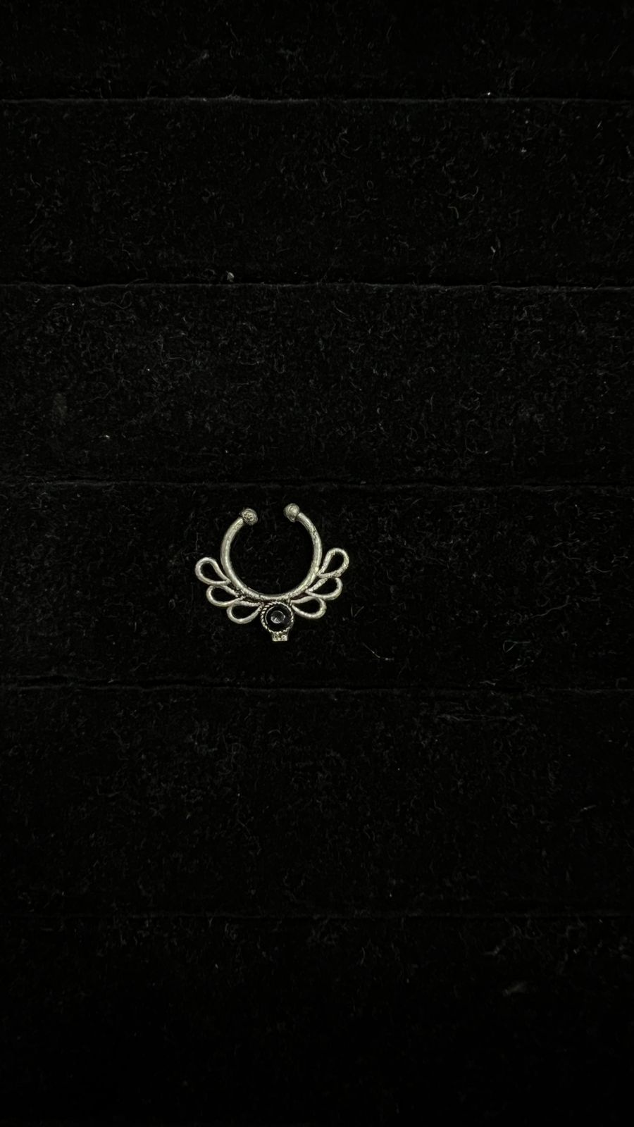 Oxidised Nose Pin