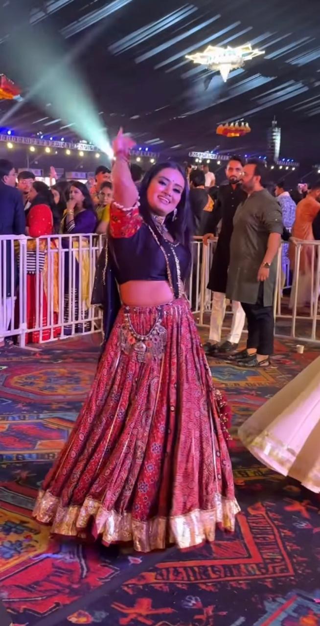 Aarti Ajrakh Lehenga Set