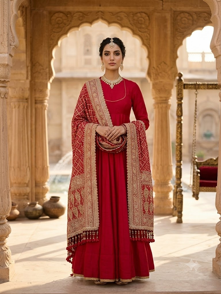 Reva Anarkali Set