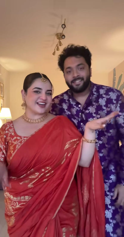 Prableen Kaur - Ridah Saree - Anjanase