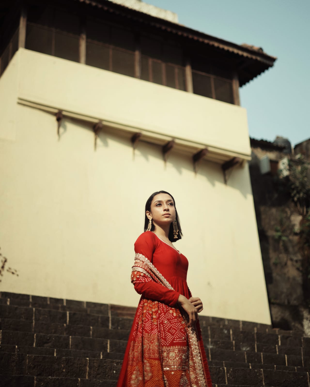 Sohini dutta - Reva Anarkali set