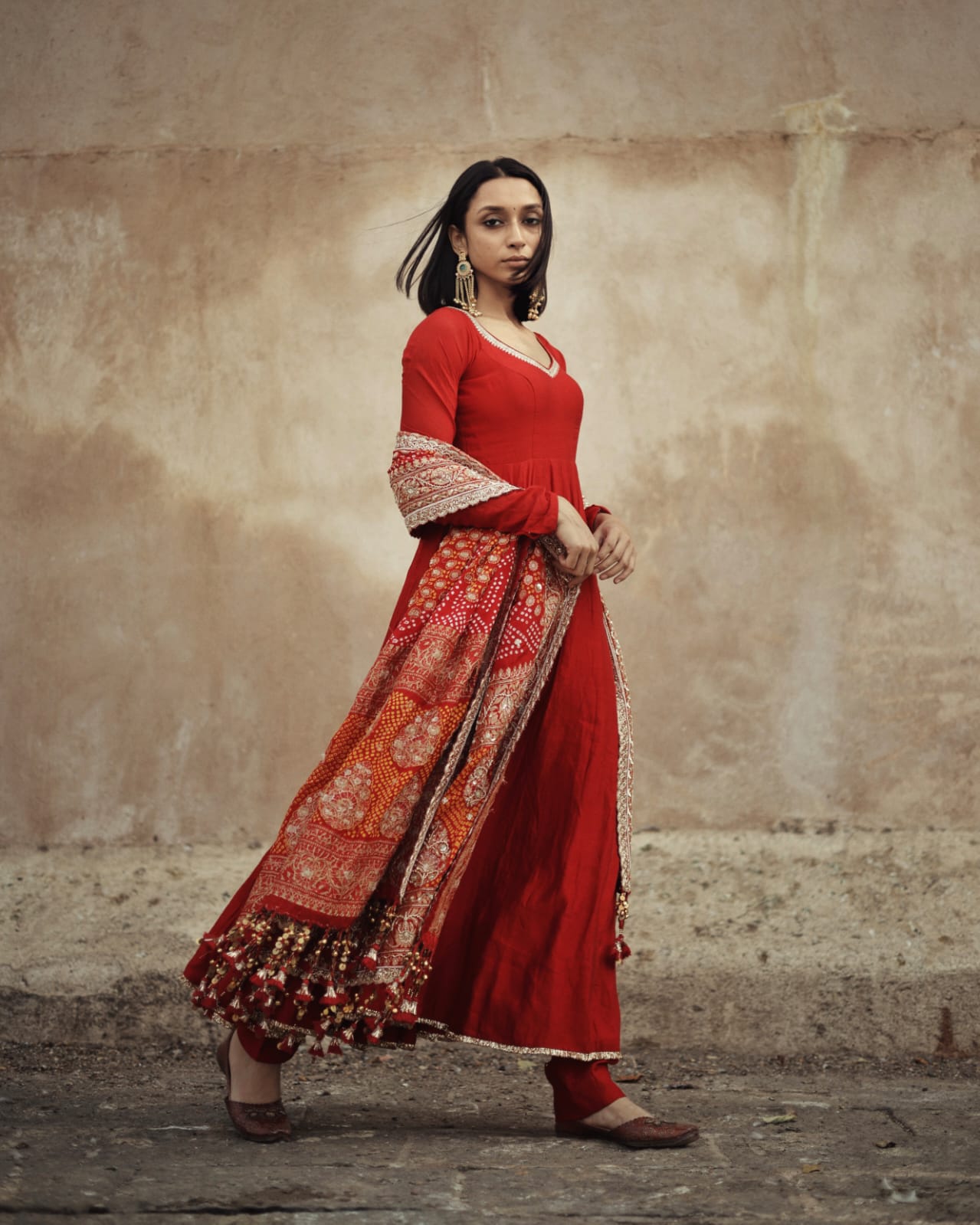 Sohini dutta - Reva Anarkali set