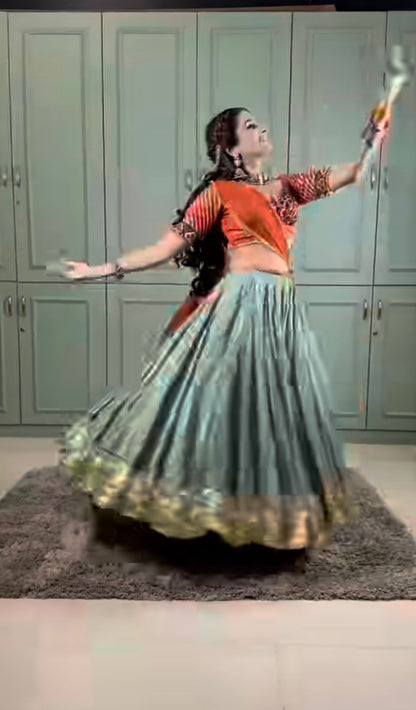 Virali rust lehenga set