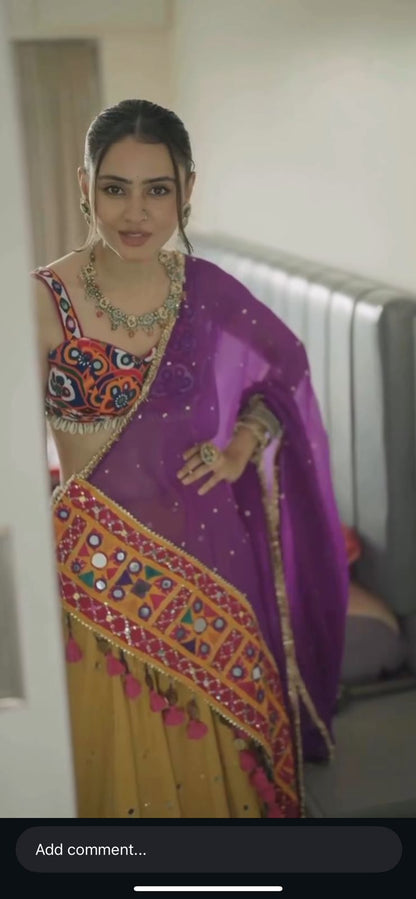 Janki Bandhani Lehenga Set