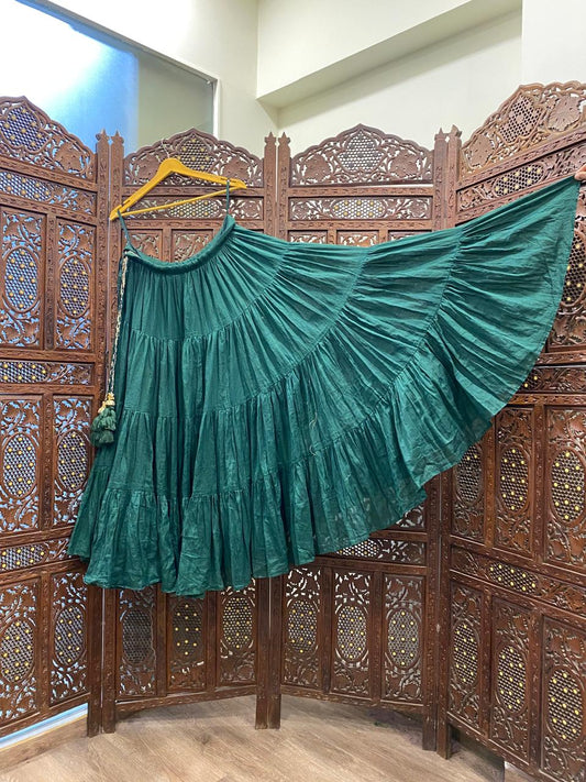 Mul Bottle Green Skirt