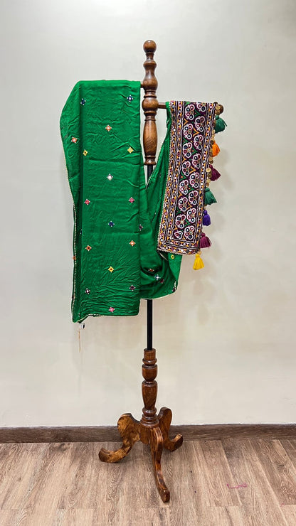 Modal With Patchwork Dupatta