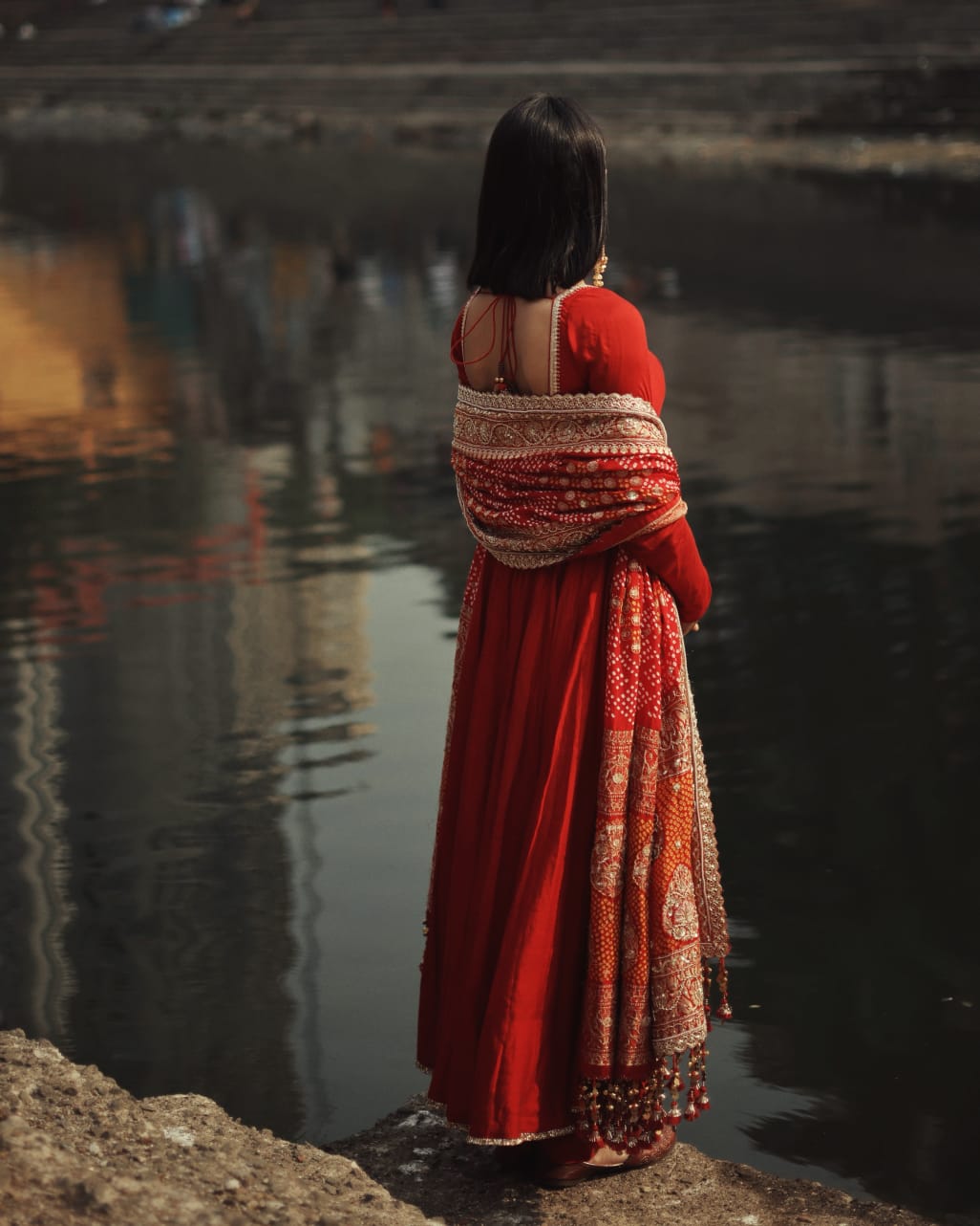 Sohini dutta - Reva Anarkali set