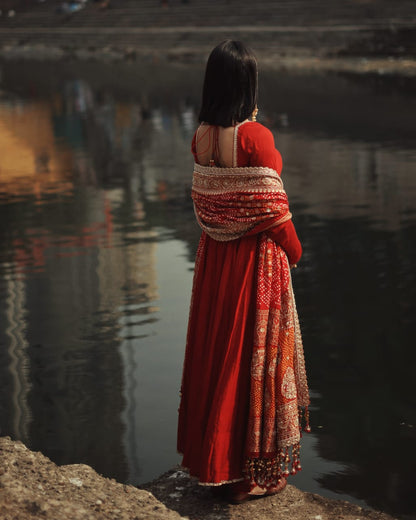 Sohini dutta - Reva Anarkali set