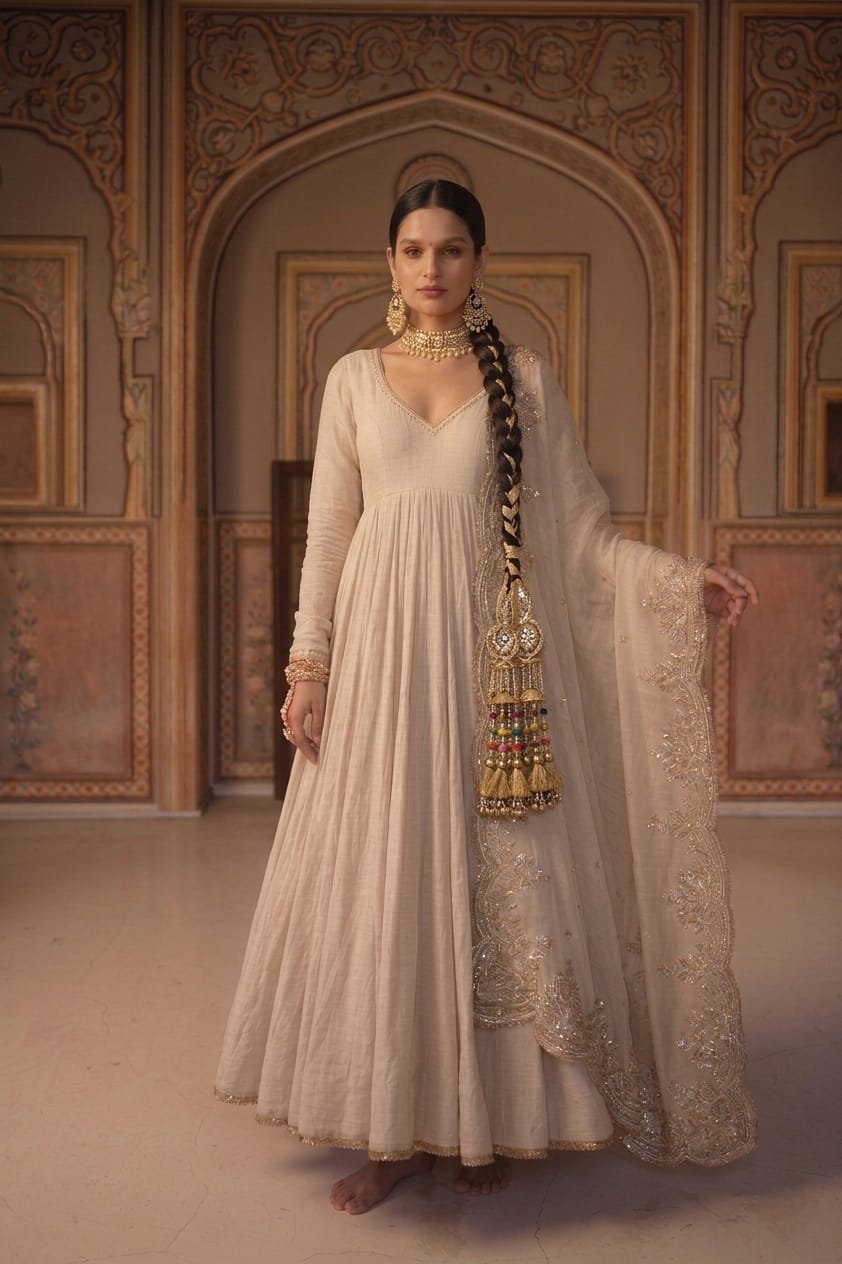 Savrnika Anarkali Set - Anjanase