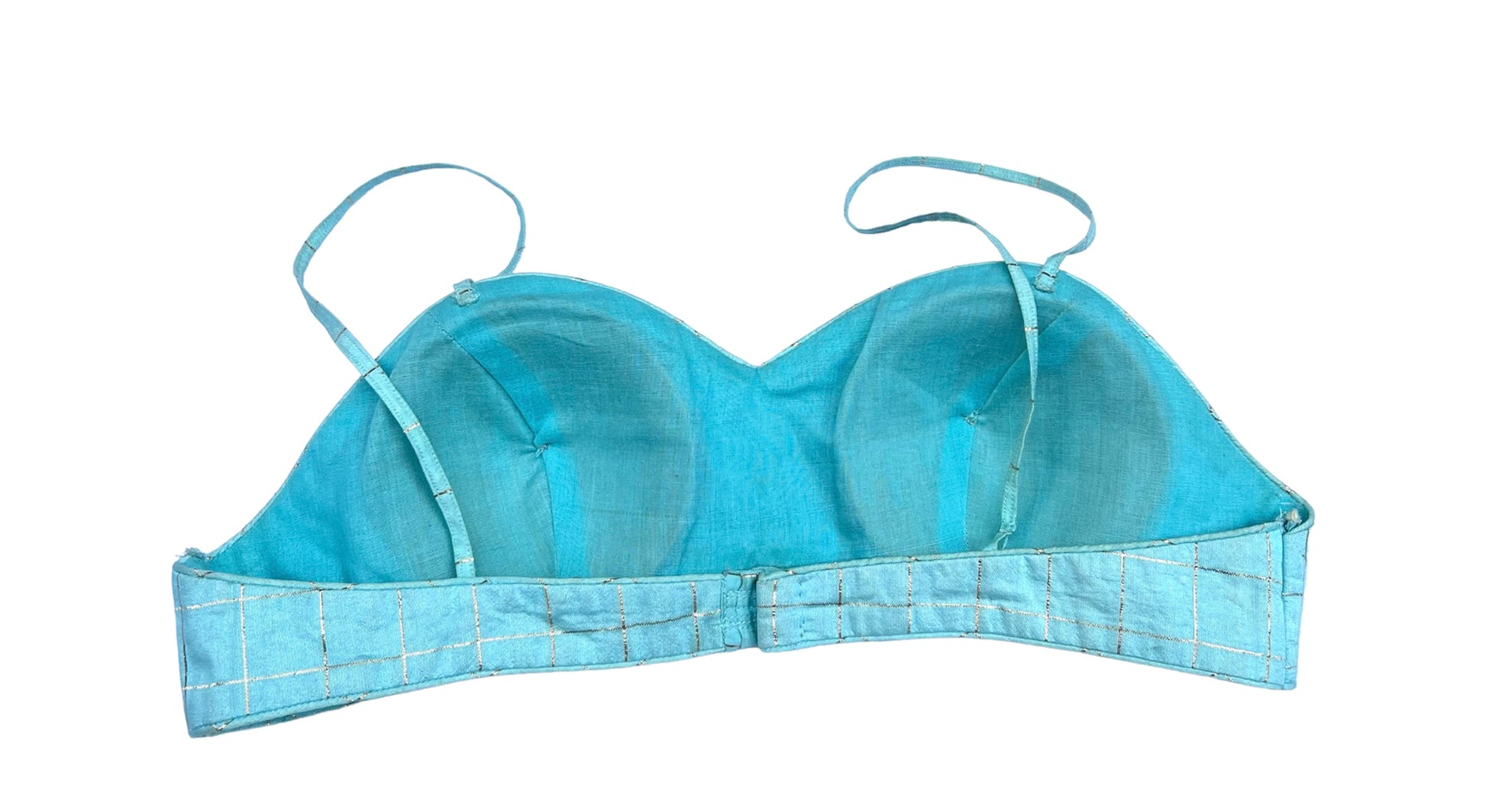 Blue Bustier Blouse - Anjanase