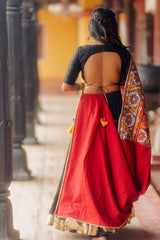 Black Kutchi Lehenga Set - Anjanase